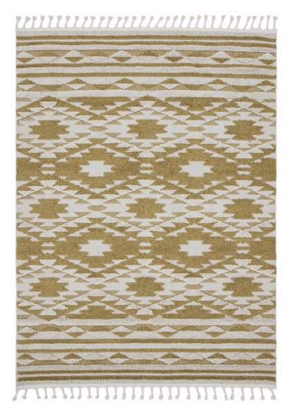 Covor Asiatic Carpets Taza, 160 x 230 cm, galben