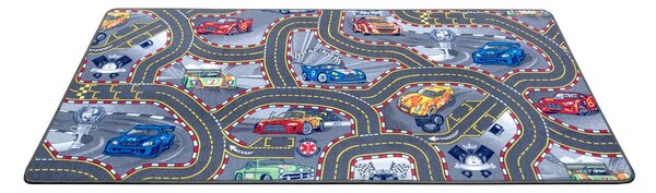 Covor pentru copii Hanse Home Play Race Track, 90x200 cm