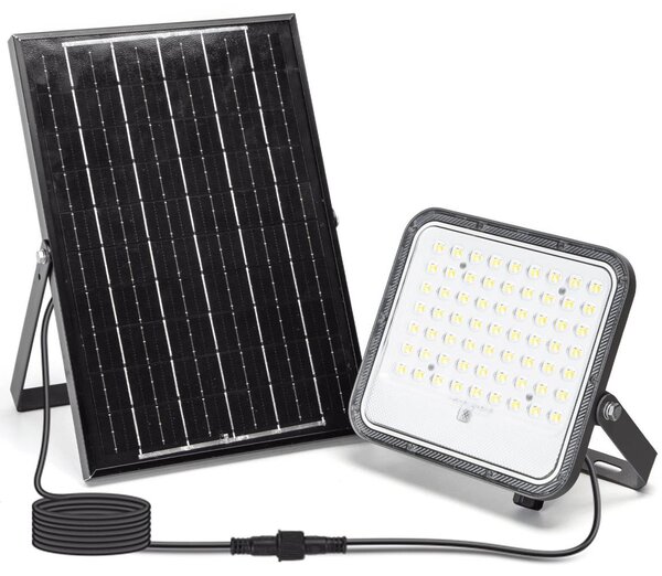 Aigostar - Proiector solar LED reglabil, 100 W, 3,4 V, IP66 + telecomandă