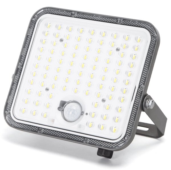 Aigostar - Proiector solar LED reglabil cu senzor, 120W, 3,4V, IP66 + telecomandă