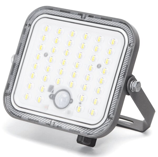 Aigostar - Proiector solar LED dimerizabil cu senzor LED/80W/3,4V IP66 + telecomandă