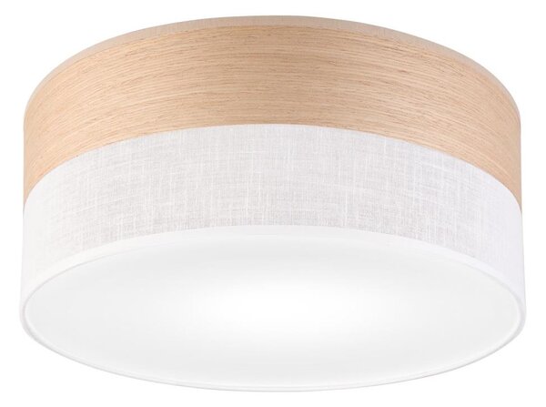 Plafonieră SIRJA WOOD 1xE27/15W/230V d. 35 cm alb/stejar