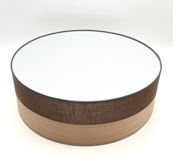 Plafonieră LED SIRJA WOOD LED/36W/230V d. 45 cm maro/stejar