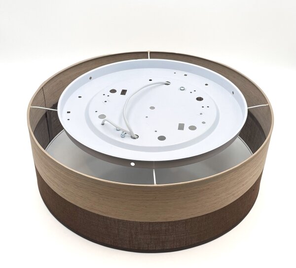 Plafonieră SIRJA WOOD 2xE27/15W/230V d. 45 cm maro/stejar