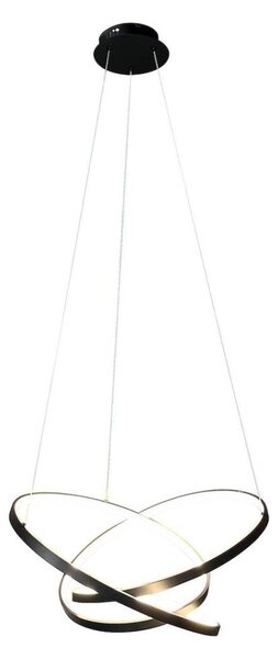 Lustră LED pe cablu EMPOLI LED/55W/230V negru
