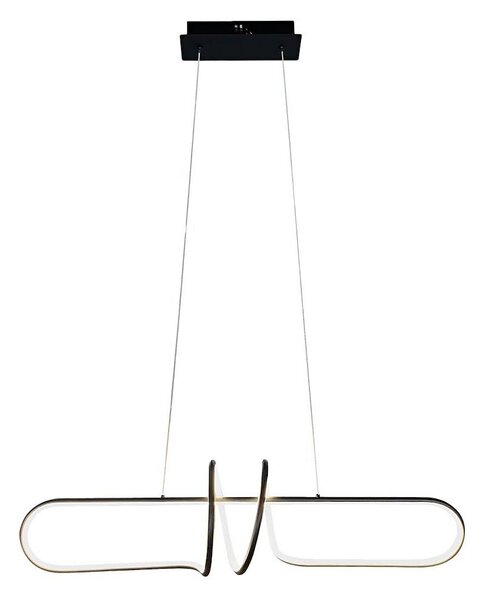 Lustră LED pe cablu VERTIGO LED/54W/230V negru
