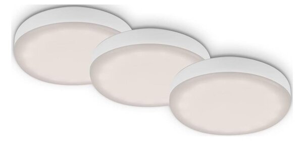 SET 3x corp de iluminat LED încastrat pentru baie Briloner 7061-436 LED/3W/230V IP44