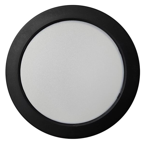 Plafoineră LED ROUND LED/18W/230V 4000K d. 21,7 cm negru