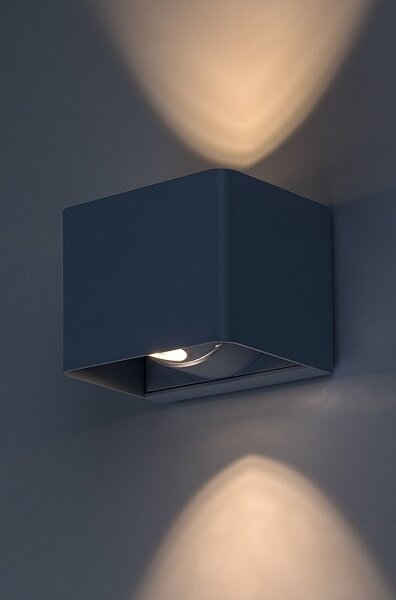 Aplică LED de exterior Rabalux 77170 HALLSTATT LED/10W/230V IP54 gri