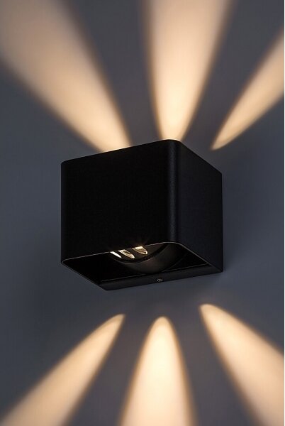 Aplică LED de exterior Rabalux 77168 HALLSTATT LED/10W/230V IP54 negru