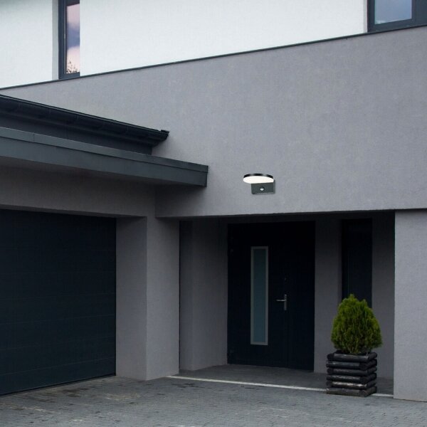 Aplică LED de exterior cu senzor Rabalux 77119 BATIDA LED/9W/230V IP54 negru