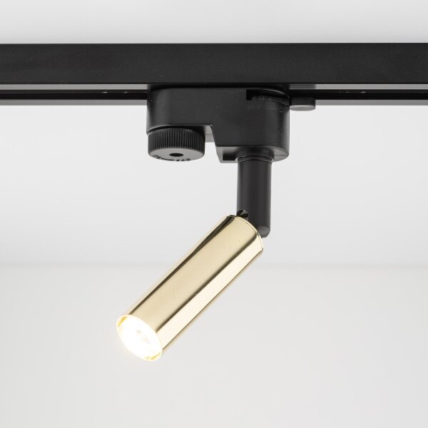 Spot LED pentru sistem de șină LAGOS 1xG9/3W/230V auriu/negru
