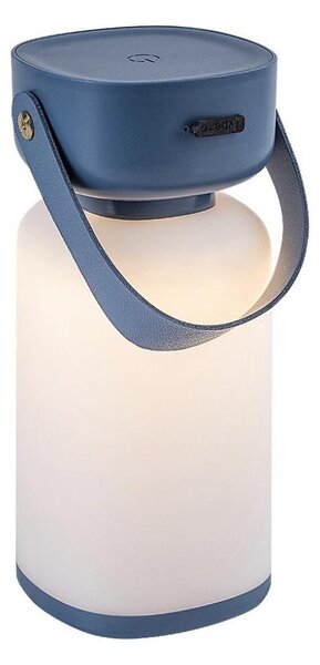 Lampă LED tactilă reîncărcabilă dimabilă de masă de exterior Rabalux 77145 FUNES LED/3W/5V IP44 albastru