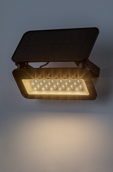 Rabalux 77160-LED Proiector solar cu senzor LED 8W 3,7V 3000/4000/6500K IP65