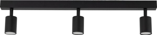 Spot NEX 3xGU10/10W/230V negru