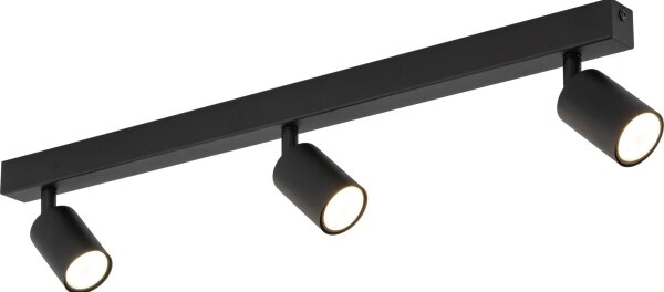 Spot NEX 3xGU10/10W/230V negru