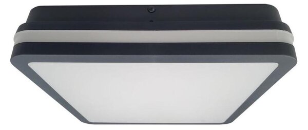 Plafonieră LED pentru baie ELLÉ LED/24W/230V 3000/4000/6500K 26x26 cm IP54 antracit