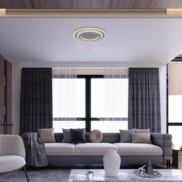 Rabalux 71315 - Plafonieră LED dimabilă TANELI 56W/230V 3000/4000/6000K crom + telecomandă