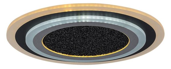 Rabalux 71316 - Plafonieră LED TANELI, dimabilă, 56W/230V, 3000/4000/6000K, neagră + telecomandă