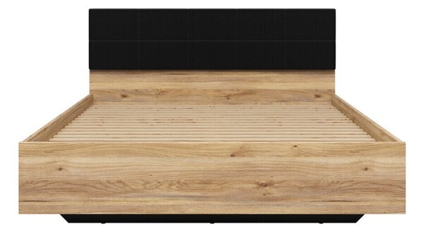Pat Livdela 100Dublu, Maro deschis, 160x200, Tapiterie, PAL laminat, Somiera patSomiera pat, 17x21x10cm