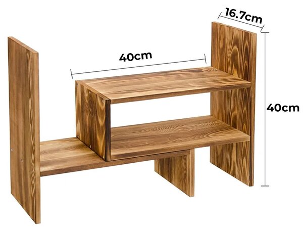 Modulrack™ Organizator Modular Din Lemn Pentru Blatul De Lucru, Aspect lemn