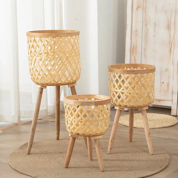 Rattanbloom™ Ghivece De Flori Din Ratan, De Tip Floor-standing