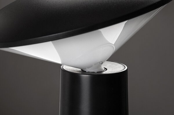 Lampă LED tactilă reîncărcabilă dimabilă de masă Rabalux 77147 POLPERRO LED/3W/3,7V 1200mAh negru
