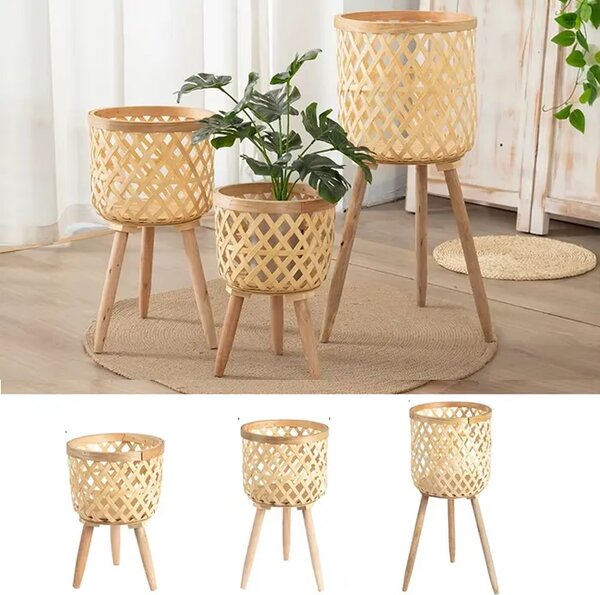 Rattanbloom™ Ghivece De Flori Din Ratan, De Tip Floor-standing