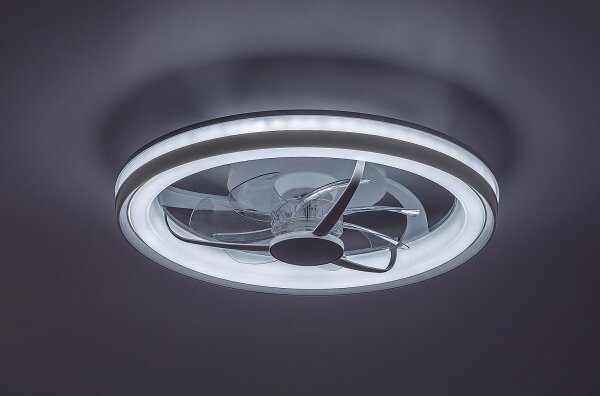 Plafonieră LED dimabilă cu ventilator Rabalux 71335 FANRICIUS 40W/230V 3000/4000/6000K + telecomandă