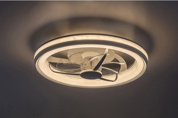 Plafonieră LED dimabilă cu ventilator Rabalux 71335 FANRICIUS 40W/230V 3000/4000/6000K + telecomandă