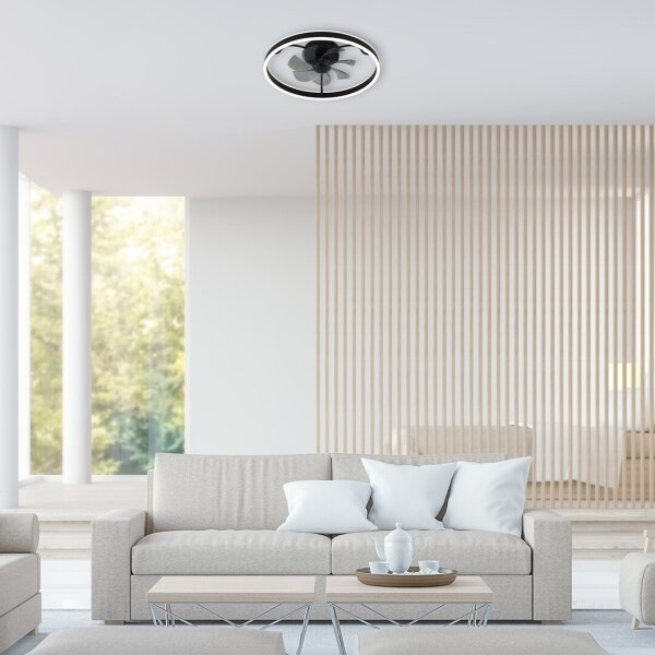Plafonieră LED dimabilă cu ventilator Rabalux 71337 FANFY 40W/230V 3000/4000/6000K + telecomandă