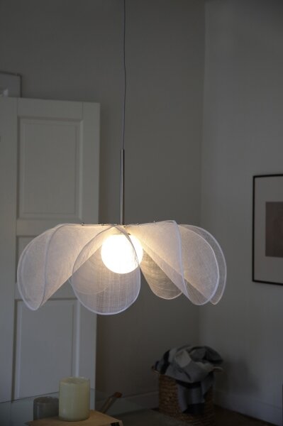 Lustră pe cablu Markslöjd 108818 STYRKA 1xE27/40W/230V d. 75 cm alb