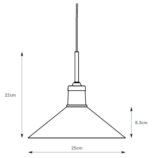 Lustră pe cablu Markslöjd 108867 VELA 1xE27/40W/230V alamă/alb