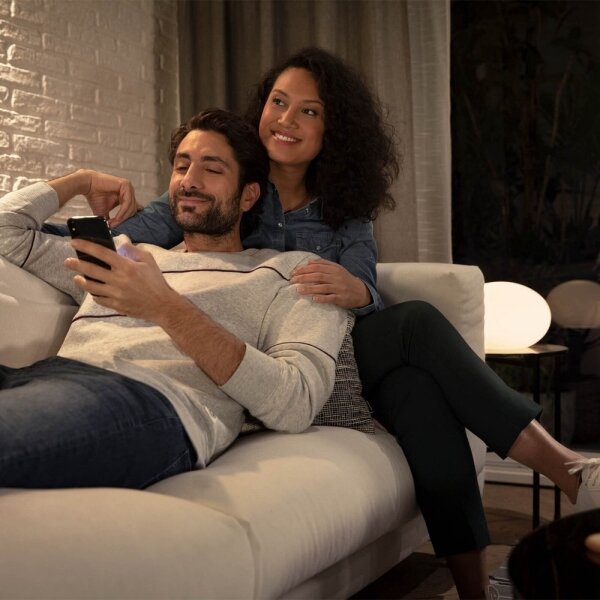 Set de bază Philips Hue STARTER KIT 3xE27/9W 2700K + Hue Bridge și comutator dimmer
