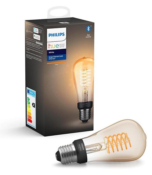 LED Bec dimmabil Philips Hue WHITE FILAMENT ST64 E27/7W/230V 2100K