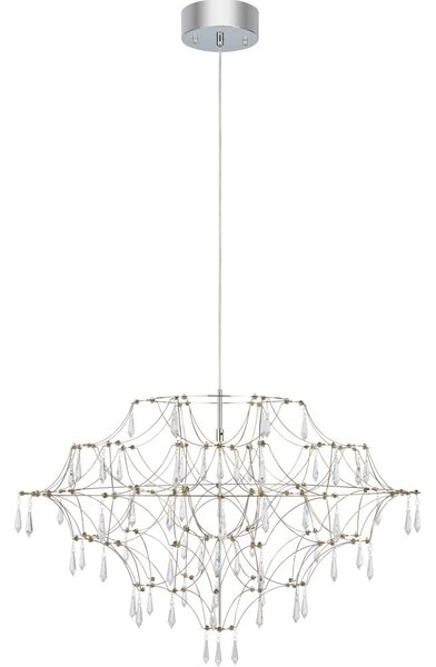 Lustră LED de cristal dimabilă pe cablu Markslöjd 108870 EFESOS LED/25W/230V d. 80 cm