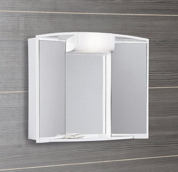 Aqualine Aqualine, bucatarie ANGY 59x50x15cm, 1x12W, plastic alb, 541202