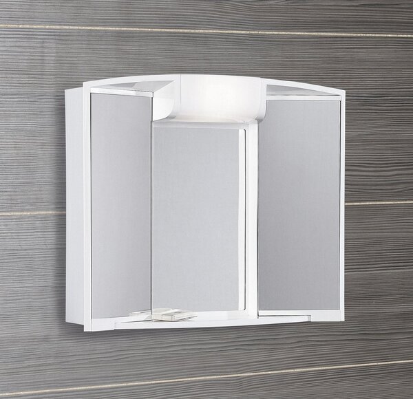 Aqualine Aqualine, bucatarie ANGY 59x50x15cm, 1x12W, plastic alb, 541202