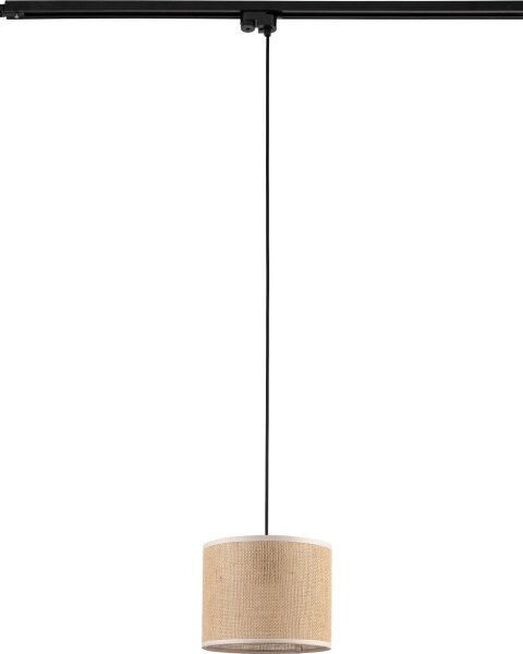 Lustră pe cablu pentru sistem de șină TRACER 1xE27/15W/230V d. 20 cm negru/maro