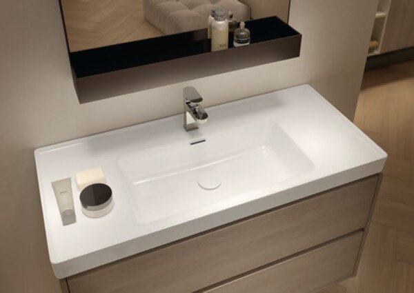 Chiuveta cabinet Cersanit Crea BOX 100cm, alb, K114-018