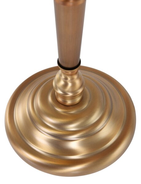 Steinhauer Ancilla lampă de birou, abajur sticlă, bronz/verde, Bronz / Alamă Veche, Camera de zi / sufragerie, Metal