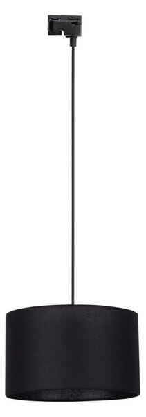 Lustră pe cablu pentru sistem de șină TRACER 1xE27/15W/230V d. 38 cm negru