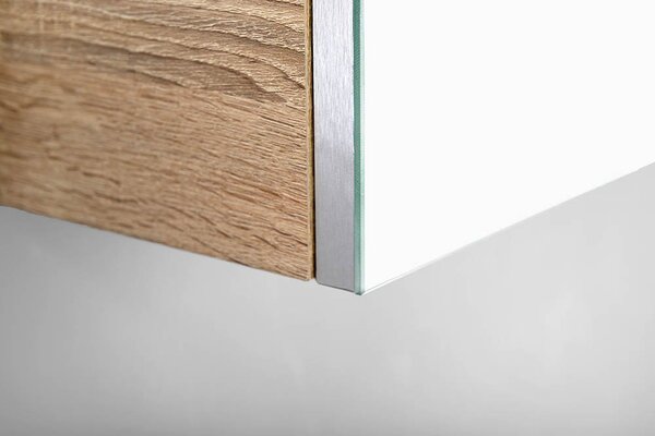 Aqualine Aqualine, bucatarie VEGA 80x70x18cm, stejar platinat, VG880