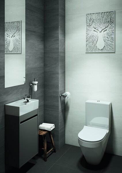 Chiuveta cabinet Cersanit Crea BOX 40cm, alb, K114-004