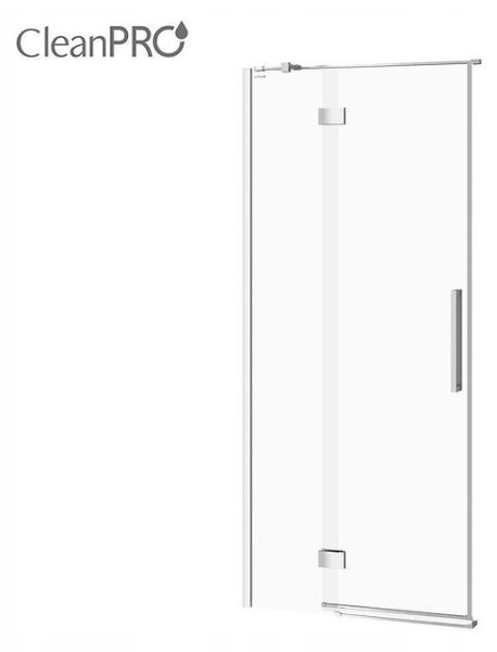 Cersanit Crea, usa batanta pentru deschidere 90x200 cm (stânga), sticla transparenta 8 mm, profil cromat, S159-005