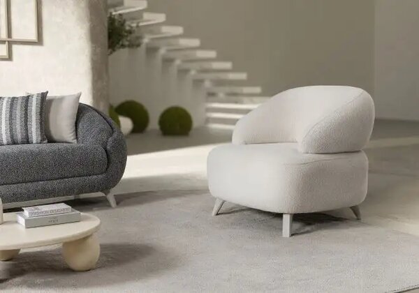 Fotoliu modern Boucle Jesse