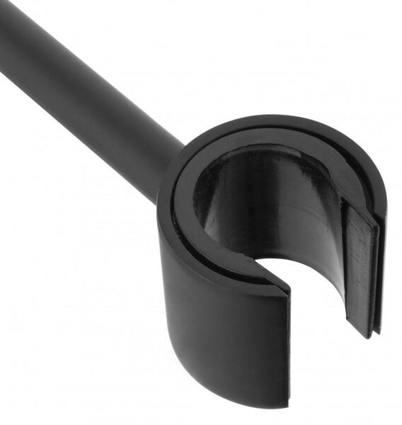 Erga Deral, baterie chiuveta cu brat flexibil h-525, negru mat, ERG-YKA-BZ.DERAL-BLK