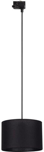 Lustră pe cablu pentru sistem de șină trifazic TRACER 1xE27/15W/230V d. 30 cm negru