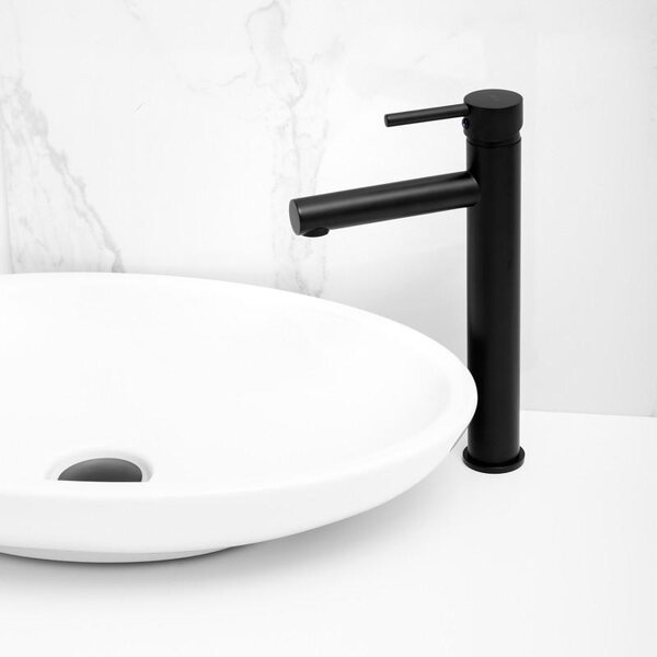 Erga Host, baterie pentru chiuvetă înaltă h-305, negru mat, ERG-YKA-BU.HOST-36-BLK