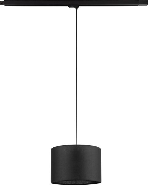 Lustră pe cablu pentru sistem de șină trifazic TRACER 1xE27/15W/230V d. 30 cm negru